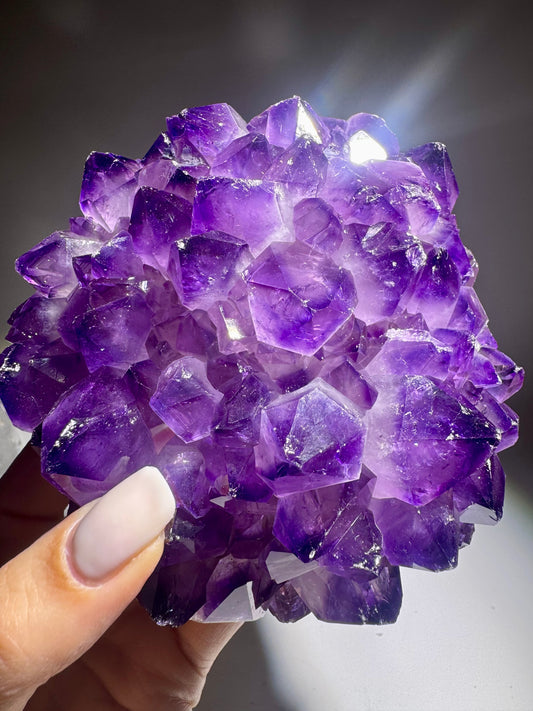 Amethyststufe Uruguay 12,3 cm – Dunkelviolett Premium Qualität