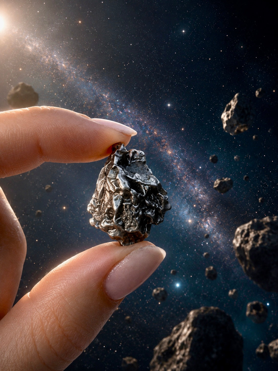 Authentischer Meteorit aus dem Weltall – Space Rock für Sammler und Deko