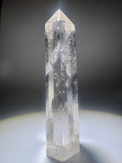 Sehr klare Bergkristall Spitze - 14cm, 265g