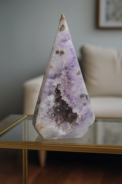 Amethyst-Geode aus Uruguay 14,5 cm kaufen – funkelndes Traumstück 💎