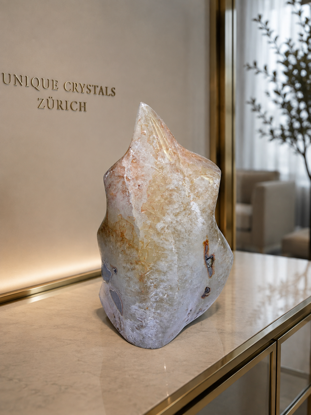 Wunderschöne Pink Amethyst Suger Flamme