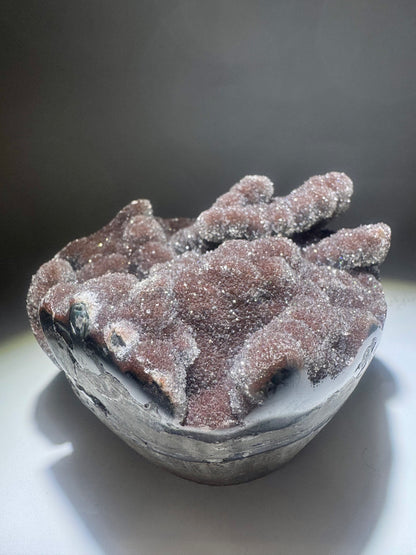 Traumhafter weinroter Amethyst Cupcake - 12cm