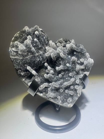 Amethyst Heart - 7.5cm, 208g