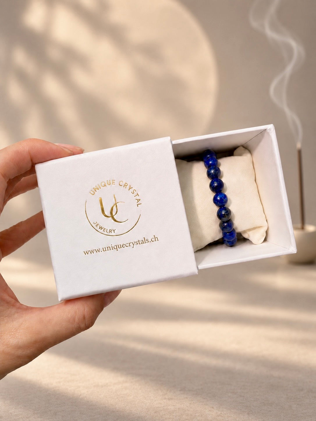 Lapis-Lazuli-Armband – 17 oder 19 cm | Unisex