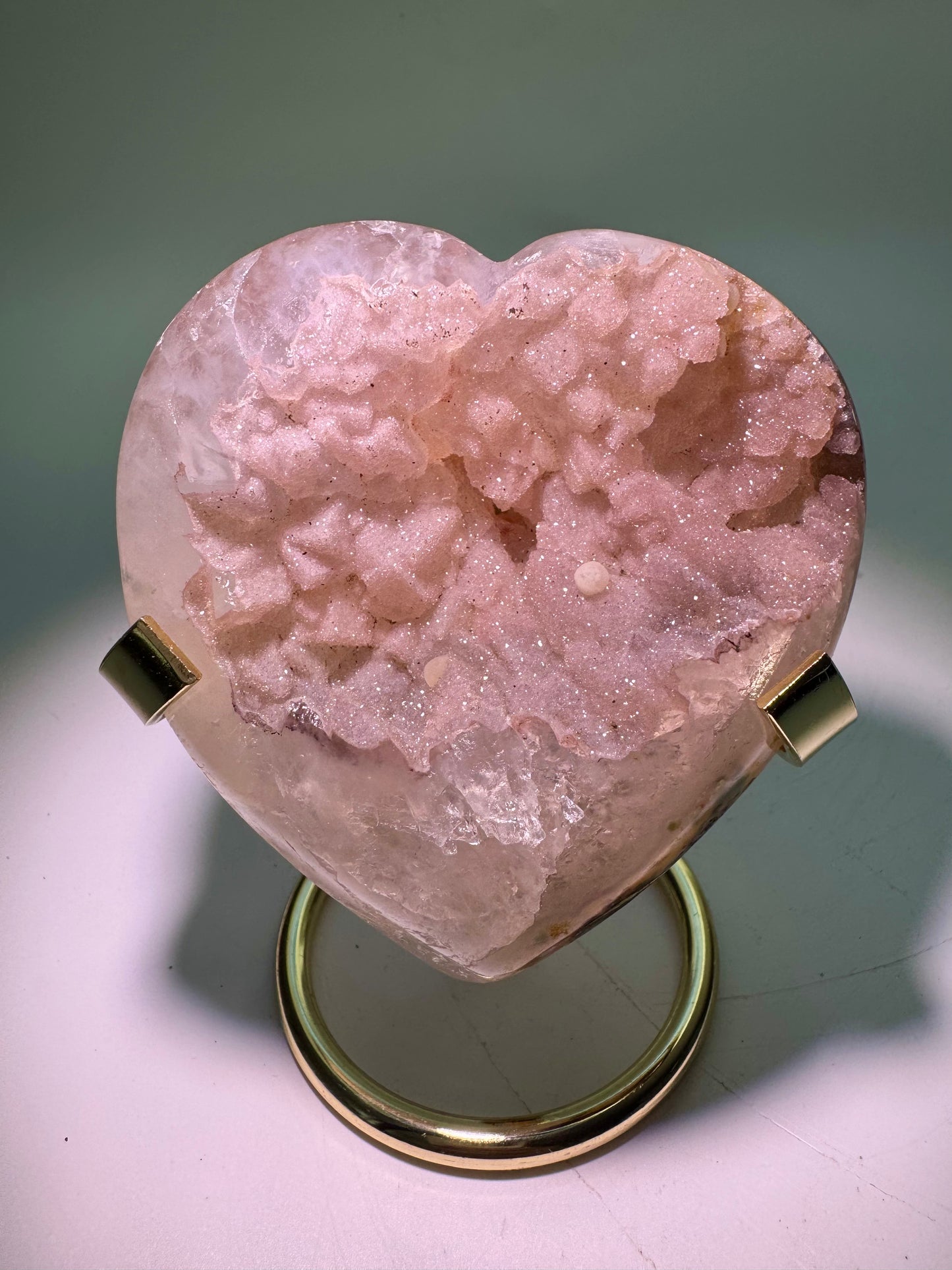 Baby Pink Rainbow Amethyst Uruguay 8,2 cm – Edelstein Kristall mit Doppelkristallisation