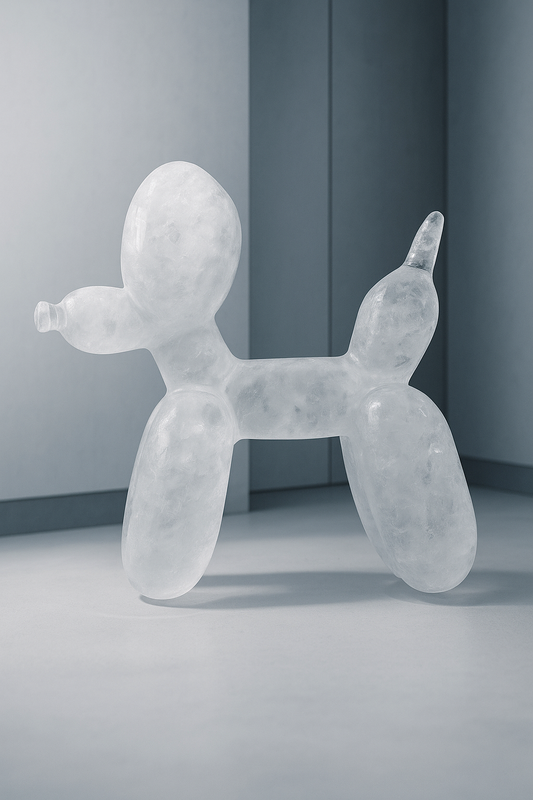 Balloon Dog Jeff Koons Kristall handmade Brasilien