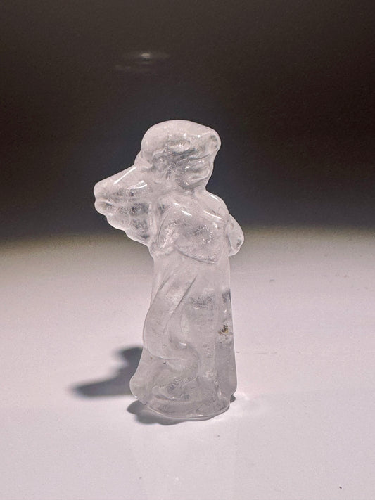 Bergkristall Engel kaufen – Handmade 5 cm | UNIQUE CRYSTALS Schweiz