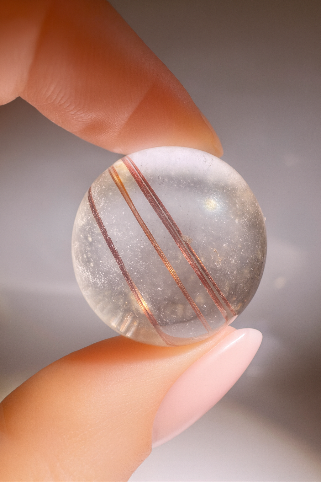 Bergkristall Kugel mit Rutil Nadeln kaufen – Schutz & Klarheit 