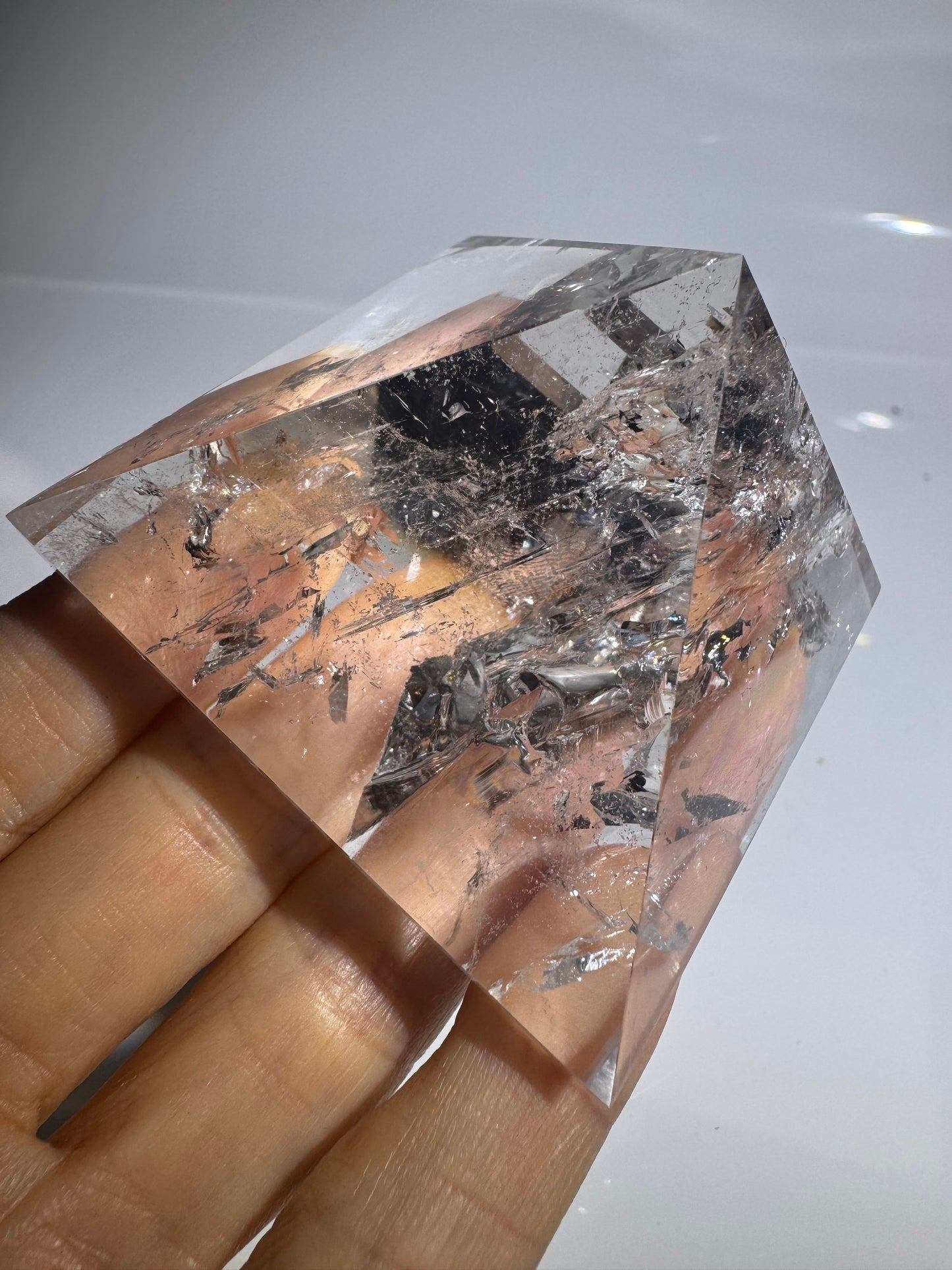 Bergkristall Lemurian Handarbeit Brasilien