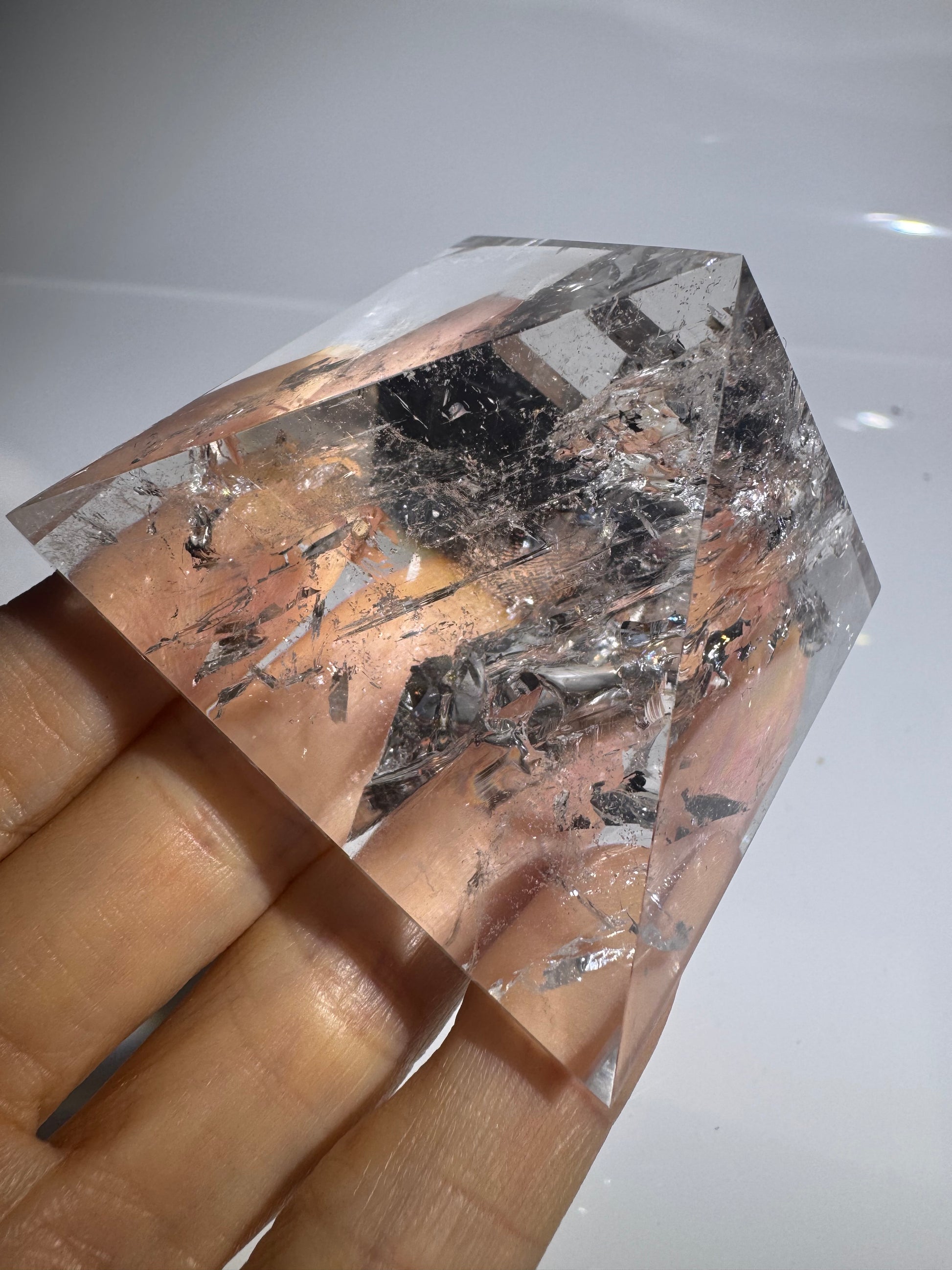 Bergkristall Lemurian Handarbeit Brasilien