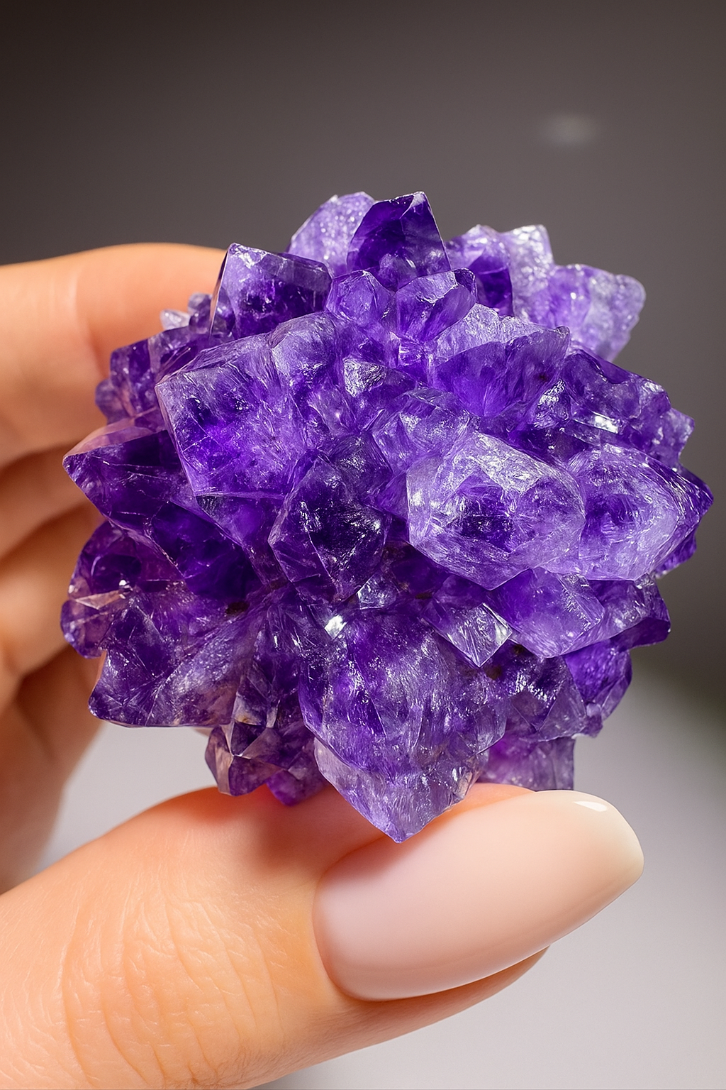Bezaubernde Amethystblüten 4,6 cm kaufen – Traumstücke aus Uruguay