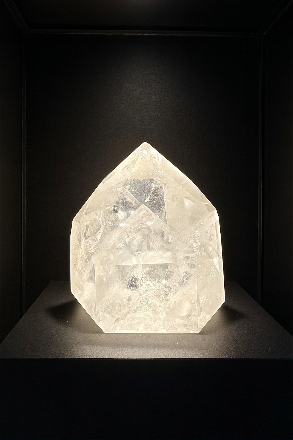 Bezaubernde Phantom-Quarz-Spitze  - 5.7cm, 168g