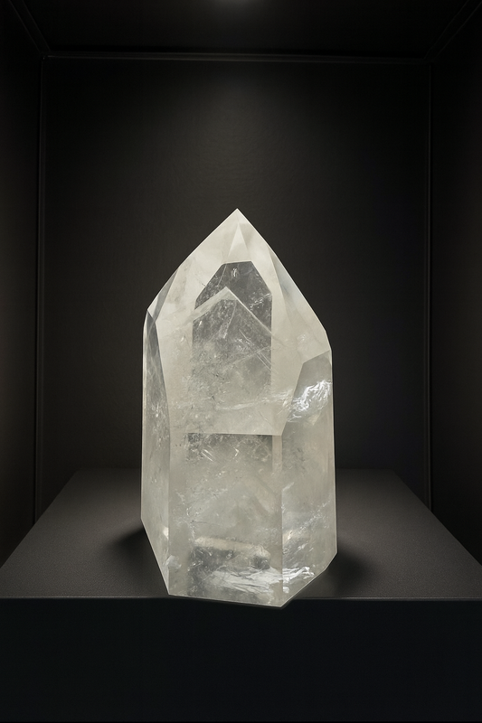 Bezaubernde Phantom-Quarz-Spitze  - 6.5cm, 105g