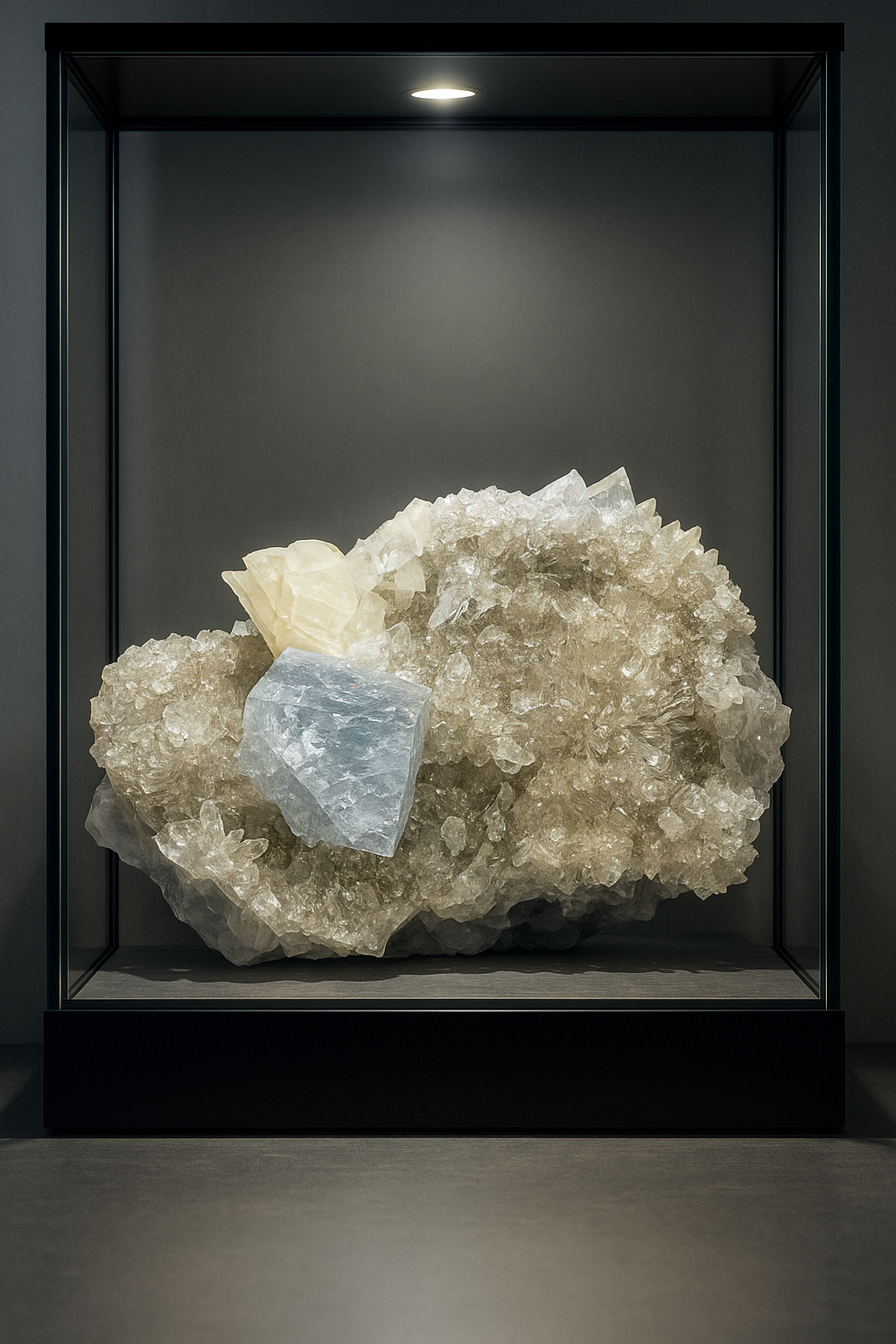 Bezaubernder Glas-Fluorit kaufen – 9 cm, 351 g | Magische Klarheit 