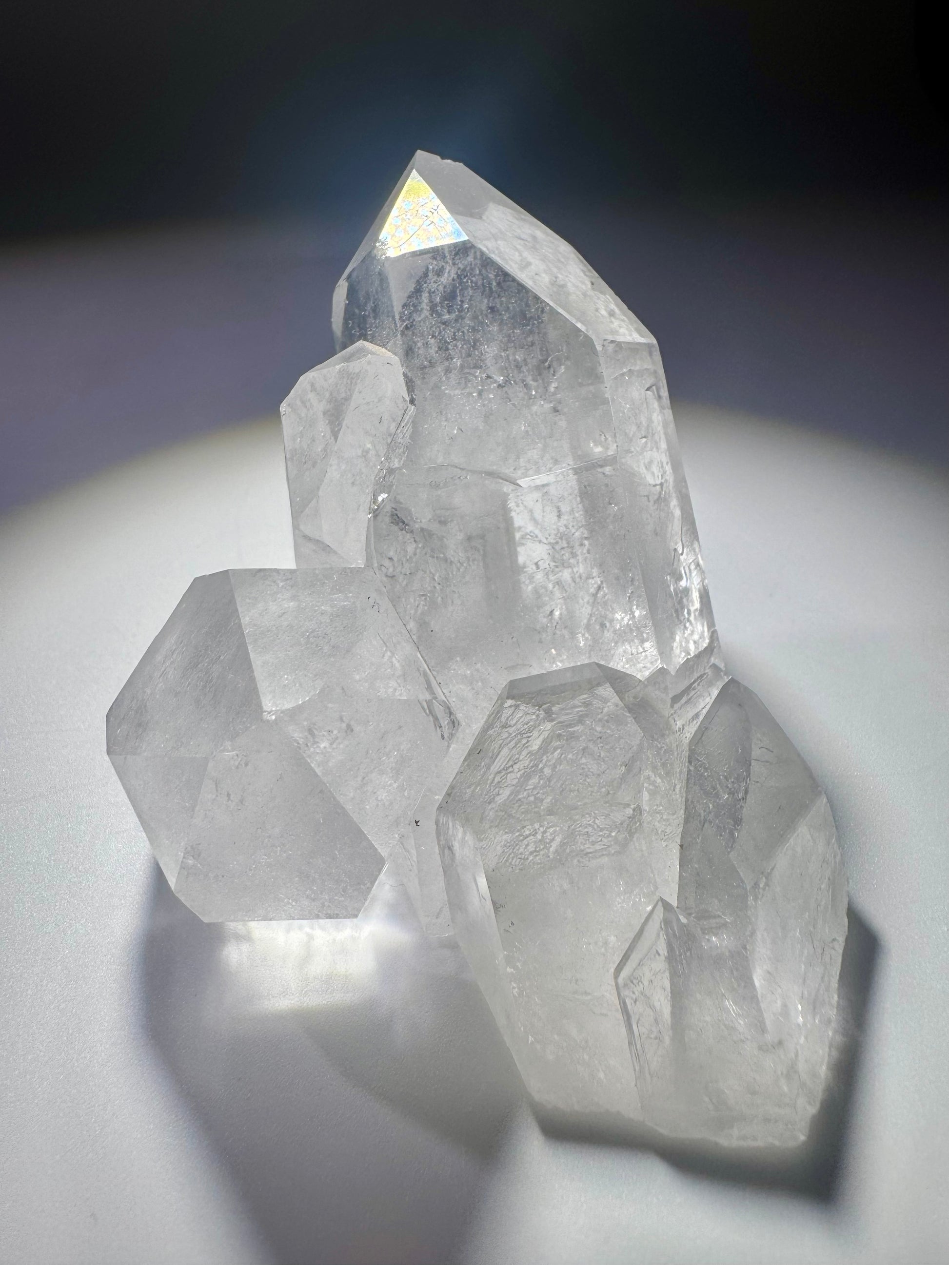 Brasilianische Bergkristall Stufe – 9 cm, 204 g, naturbelassen, extraklar & in exklusiver Qualität