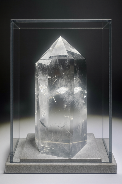 Brasilien Bergkristall Spitze (10 cm) – klarer Quarz Kristall kaufen Schweiz