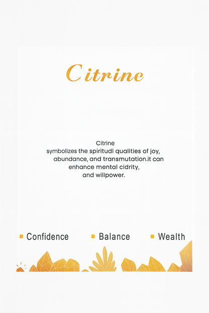 Citrin Armband 19 cm – Edelsteinarmband für Selbstvertrauen, Lebensfreude & innere Sonne ☀️