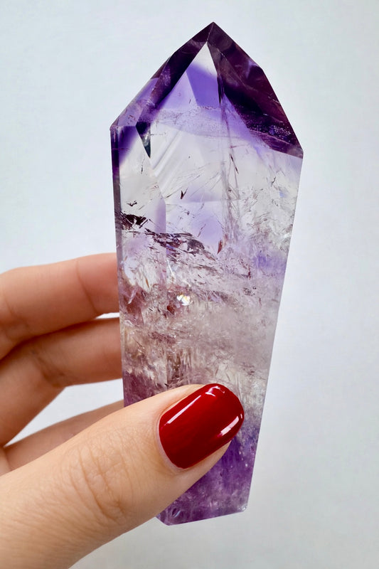 Phantom Amethyst (extra klar) - 11cm, 186g