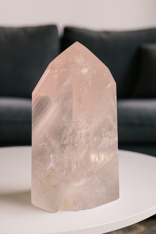 Pink-Lithium Kristall mit Phantomen – 19,5 cm – 2,5 kg – Museumsqualität aus Brasilien