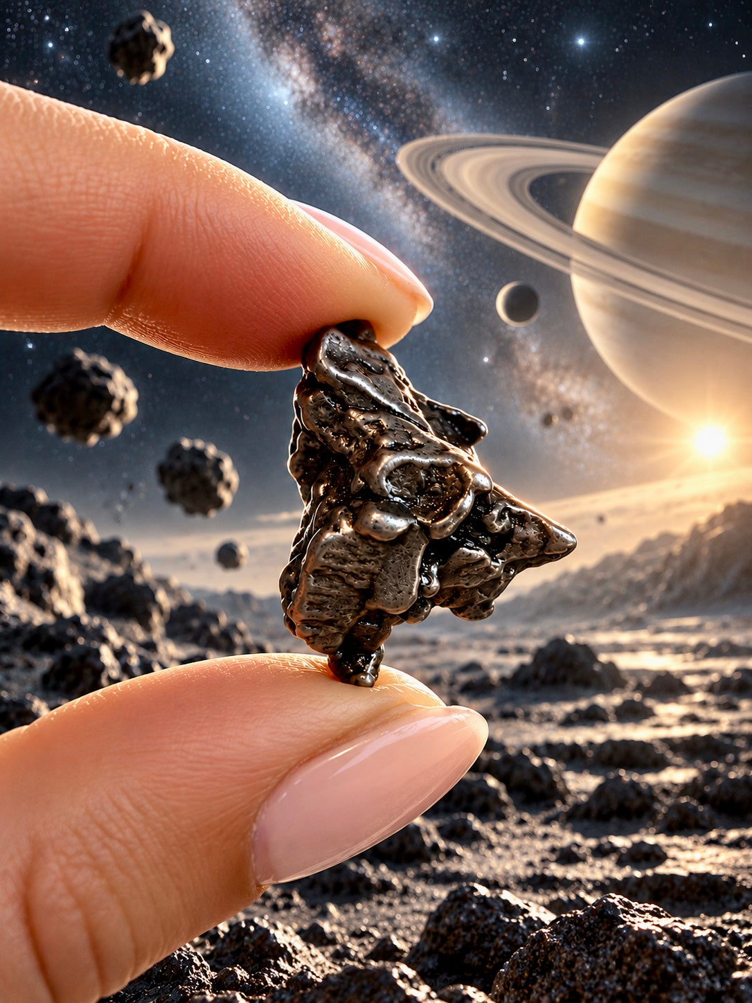 Campo del Cielo Meteorit echter Meteorit aus dem All mit Zertifikat