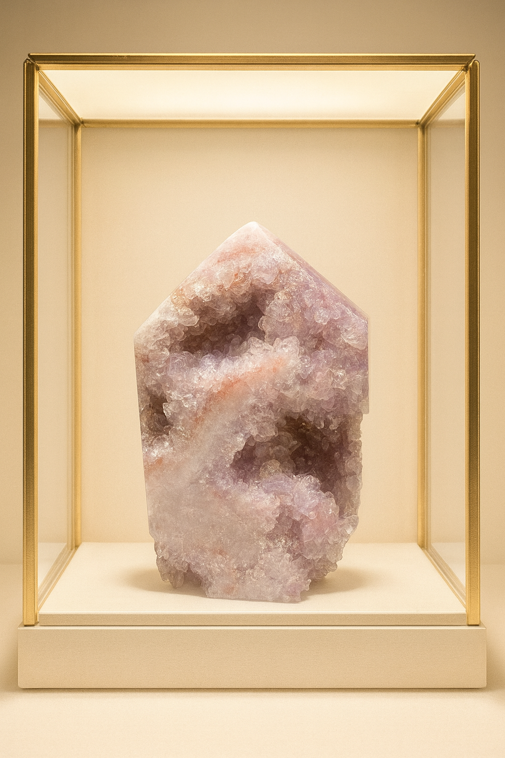 Bezaubernder Pink Amethyst aus Brasilien - 10cm, 358g