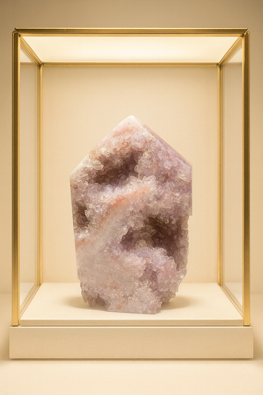 Bezaubernder Pink Amethyst aus Brasilien - 10cm, 358g