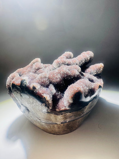 Traumhafter weinroter Amethyst Cupcake - 12cm