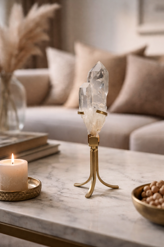 Exklusiver naturbelassener Bergkristall - Premium Qualität