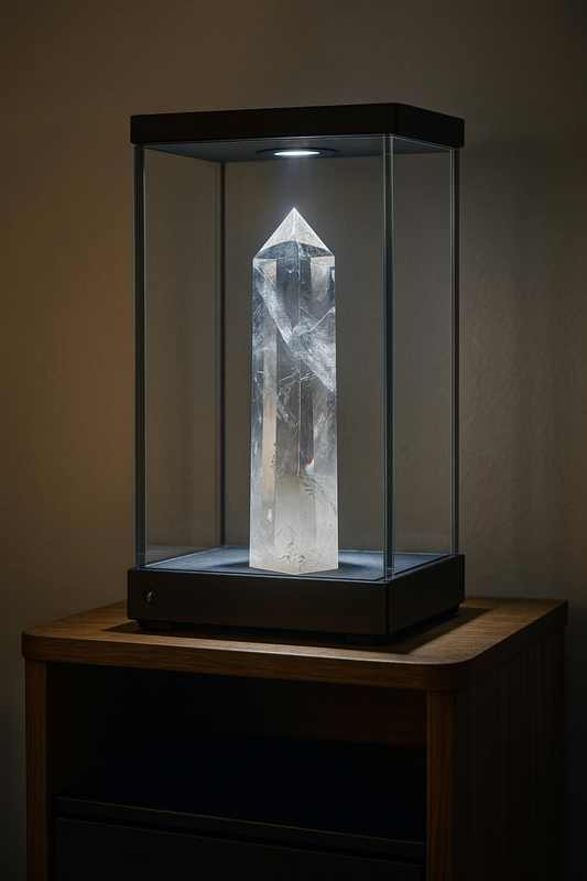 Sehr klare Bergkristall Spitze - 14cm, 265g