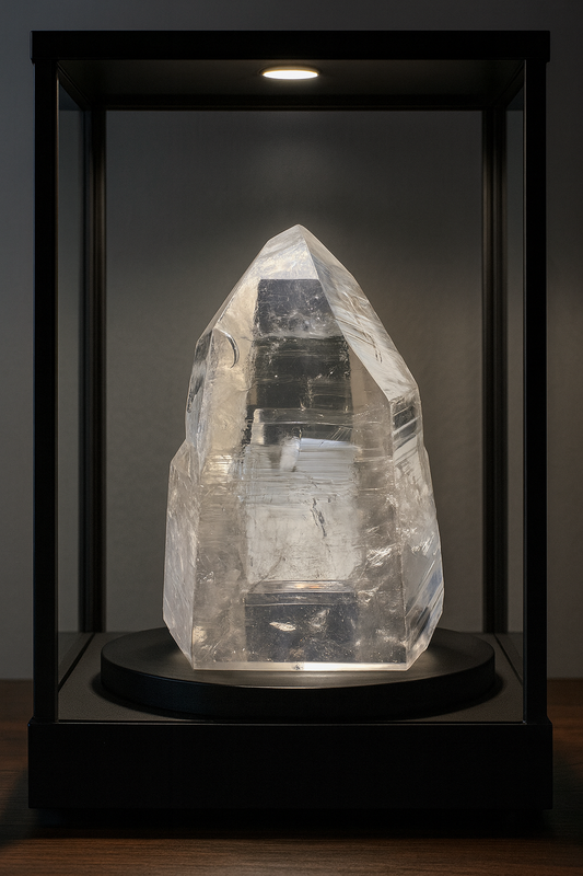 Lemurianer Heilstein mit faszinierender Tiefenstruktur – 6.4 cm / 129g