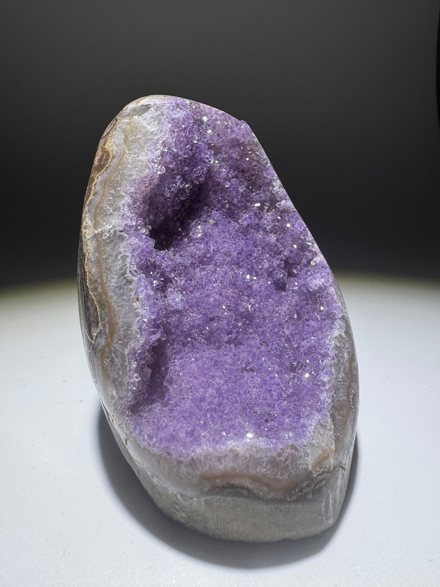 Rainbow Amethyst Cutbase - 7.5cm, 372g