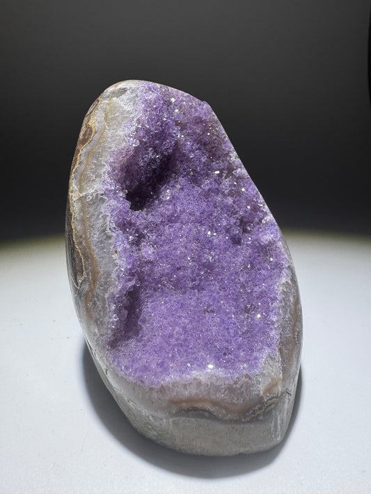 Rainbow Amethyst Cutbase - 7.5cm, 372g