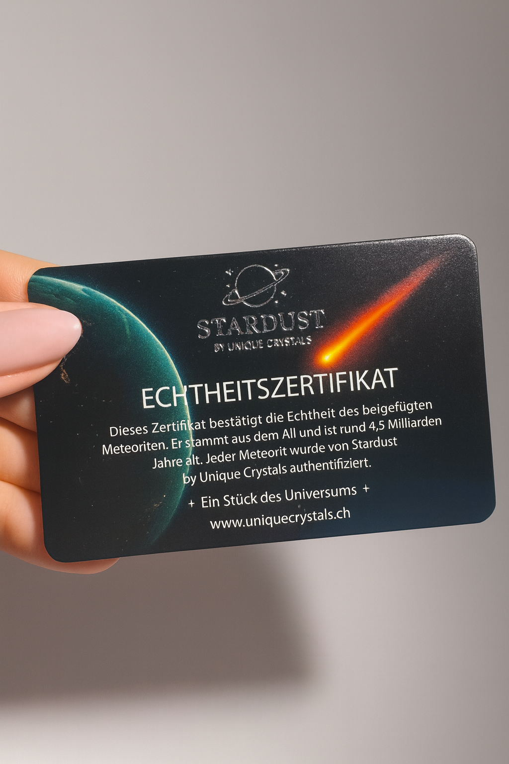 Echtheitszertifikat Meteorit