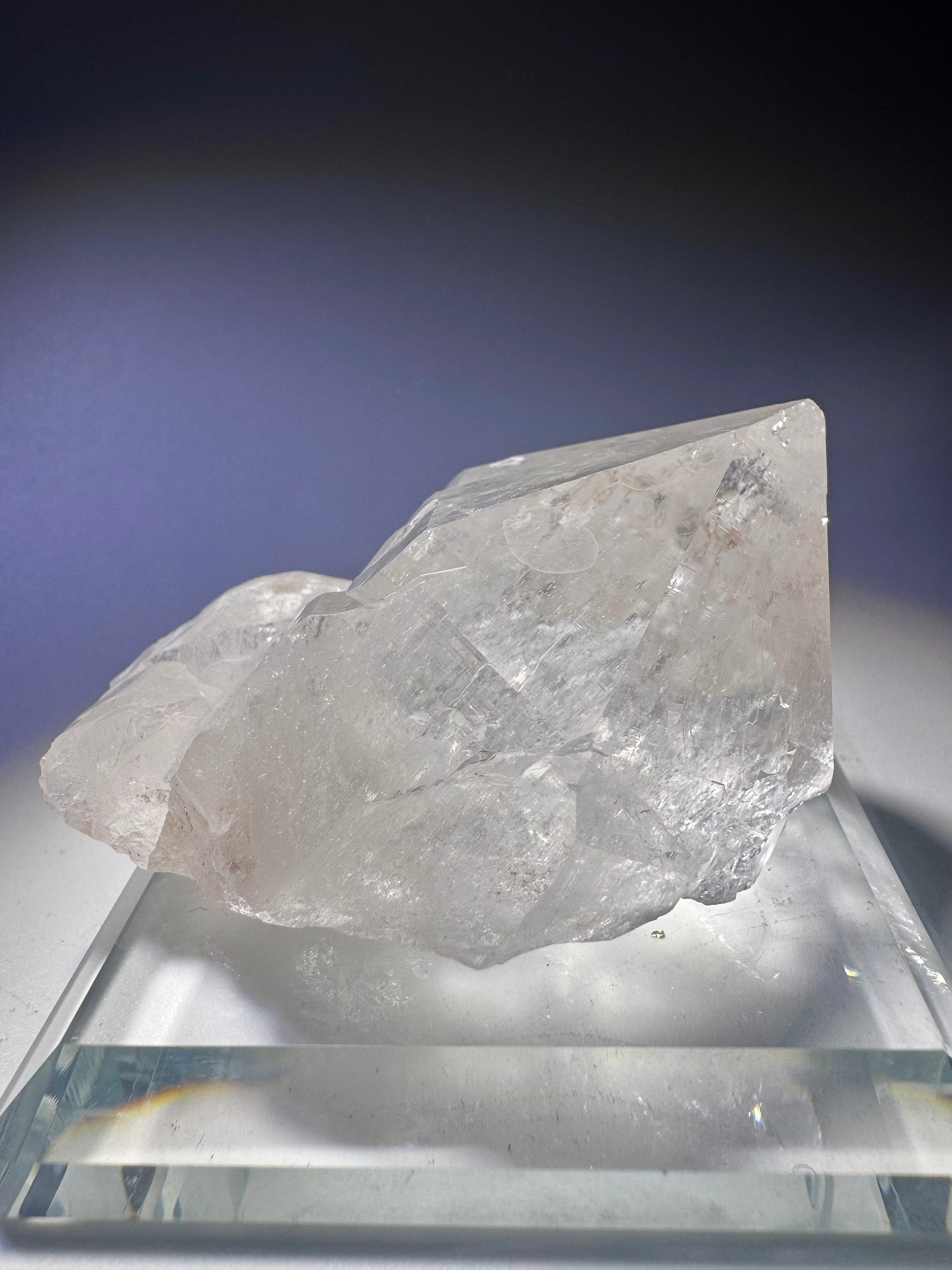 Edelstein Himalaya Kristall roh klar Handstück 84g
