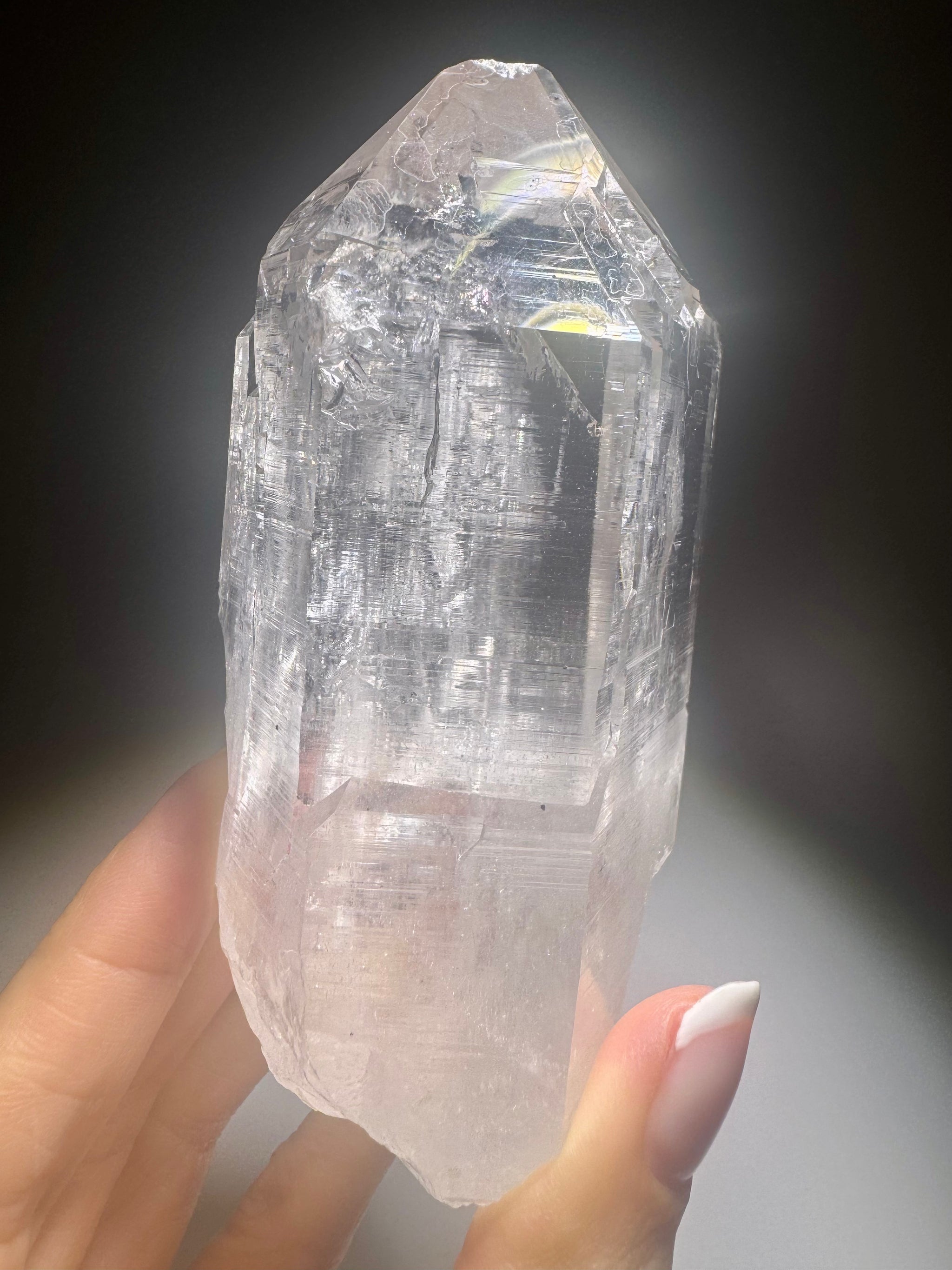 Edelstein aus dem Himalaya – 1A Quarz 11,7 cm