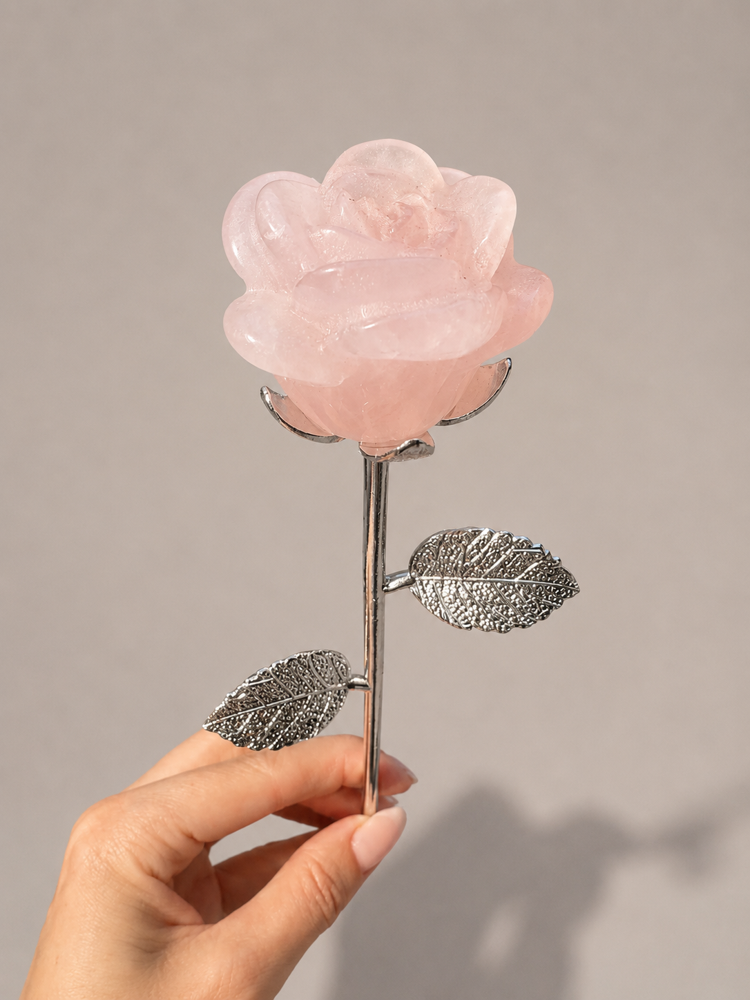  Edelsteinrose für Liebe, Harmonie und positive Energie