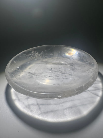 Handgefertigte Bergkristallschale aus Brasilien – 12 cm