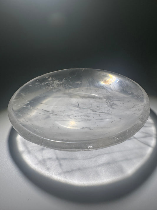 Handgefertigte Bergkristallschale aus Brasilien – 12 cm