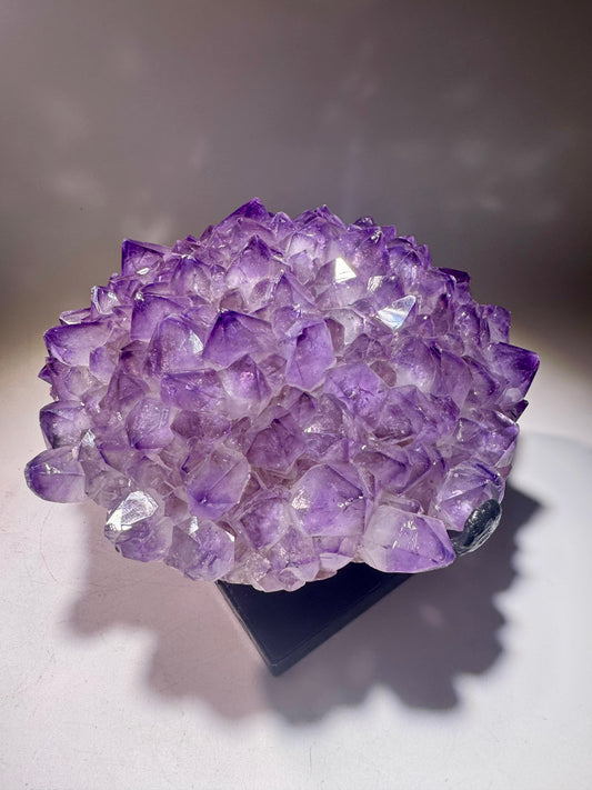 Exklusive Amethystblüte 1.42kg – Perfekte Stalaktit Spitzen Uruguay