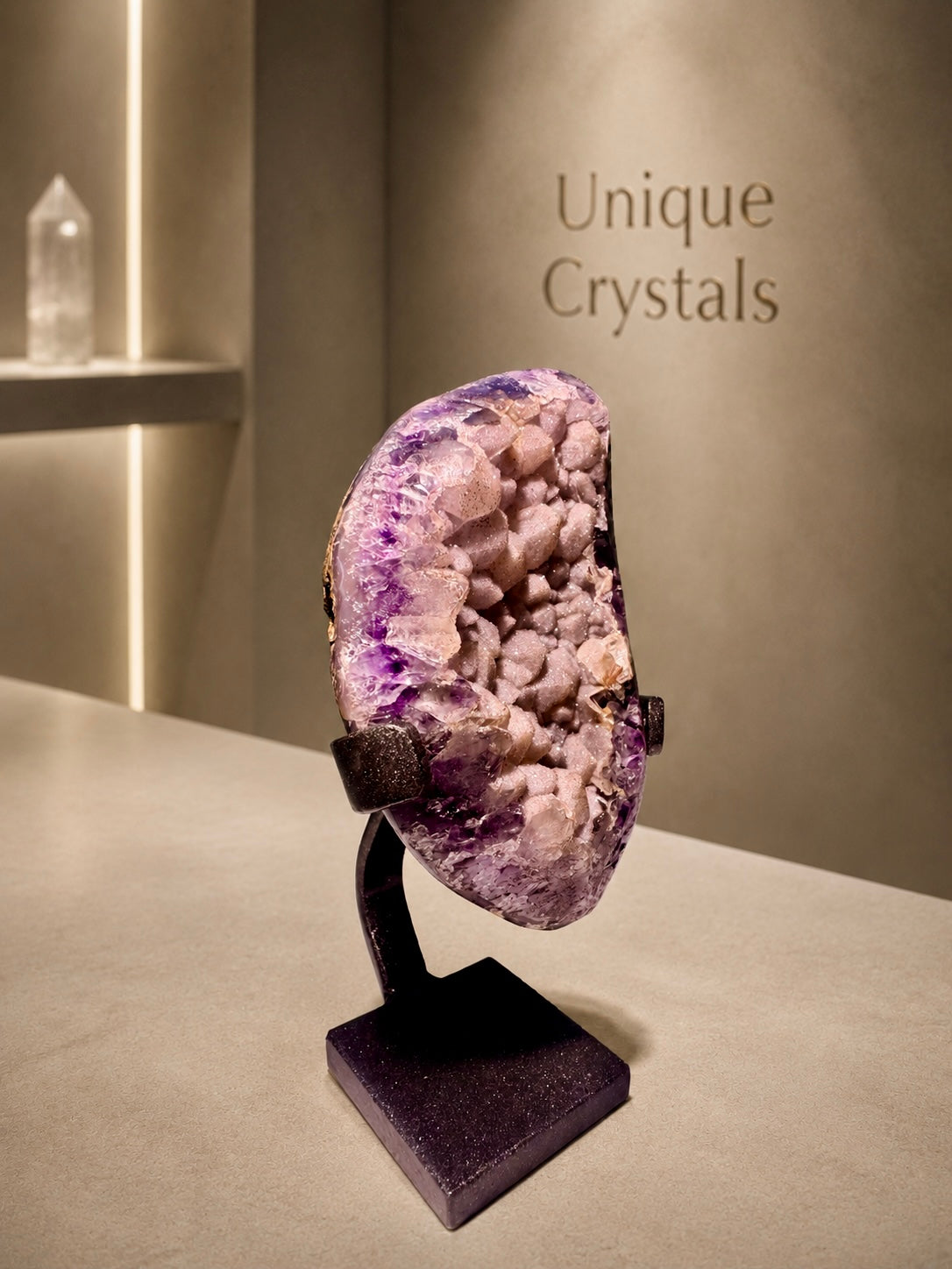 Exklusive Sugar Rainbow Amethyst Freeform Uruguay