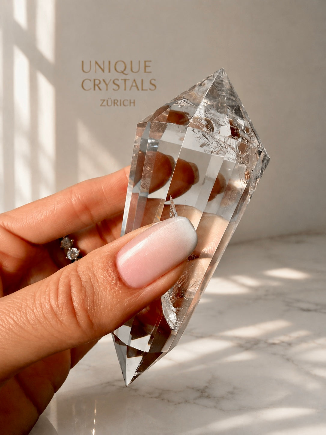 Exklusiver Lemurian Vogel Kristall ultraklar, Bahia Brasilien, 10.2 cm, 151 g