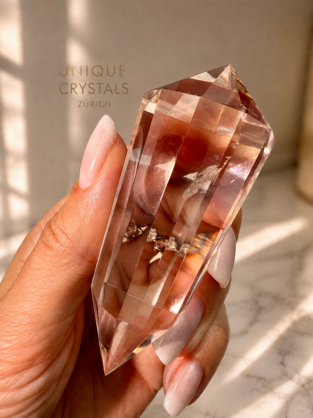 Exklusiver Lemurian Vogel Kristall ultraklar, Bahia Brasilien, 8.1 cm, 95 g