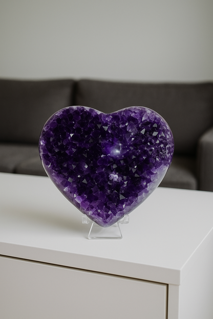 Exklusives Amethyst Herz 11x11.5cm – jetzt bei Unique Crystals kaufen