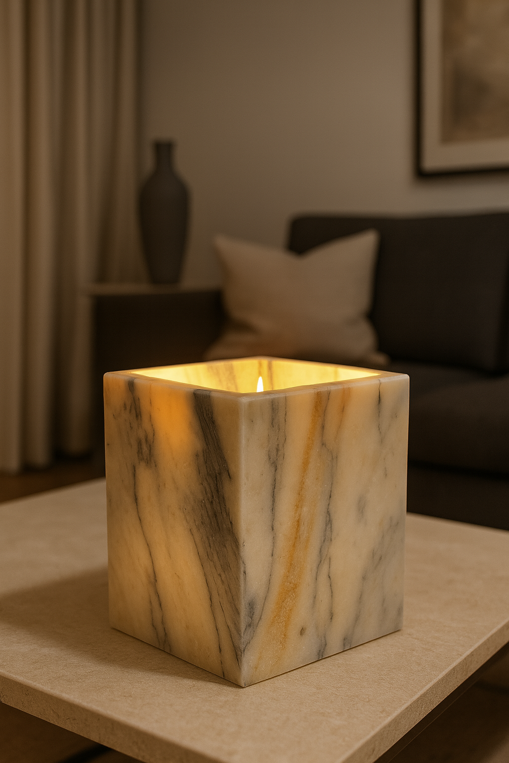 Exklusives Marmor Teelicht kaufe – Exklusiv & Handmade in Italien