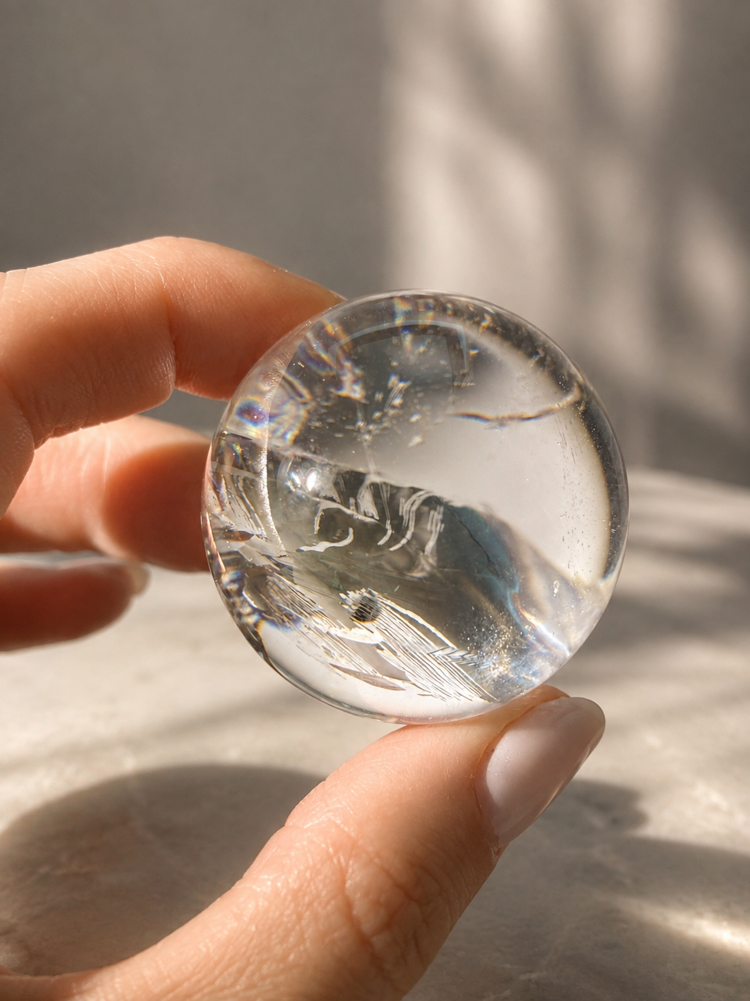 Extra klare Bergkristallkugel 4.2 cm