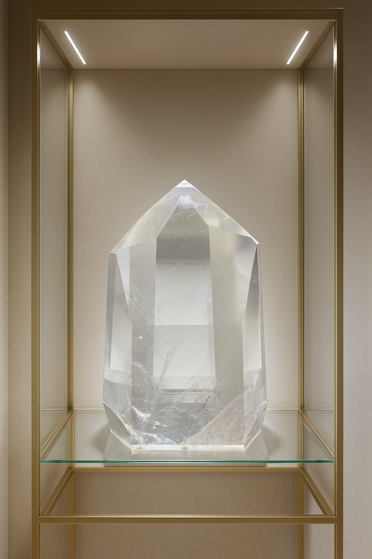 Extra klare Phantom-Quarz-Spitze Brasilien - 8.2cm, 253g