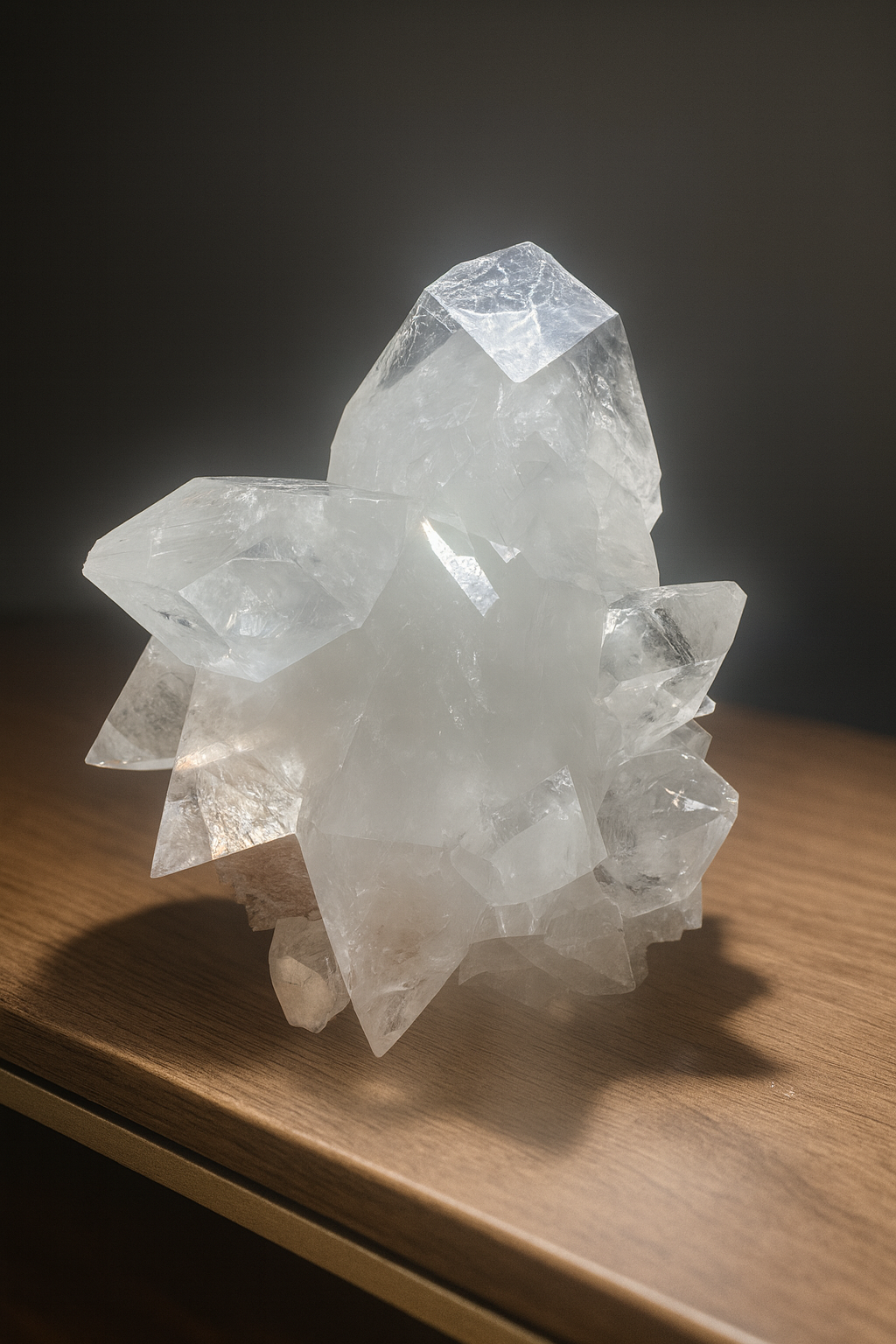 Extraklarer Diamond Apophyllite – Premium Sammlerstück 7.4 cm