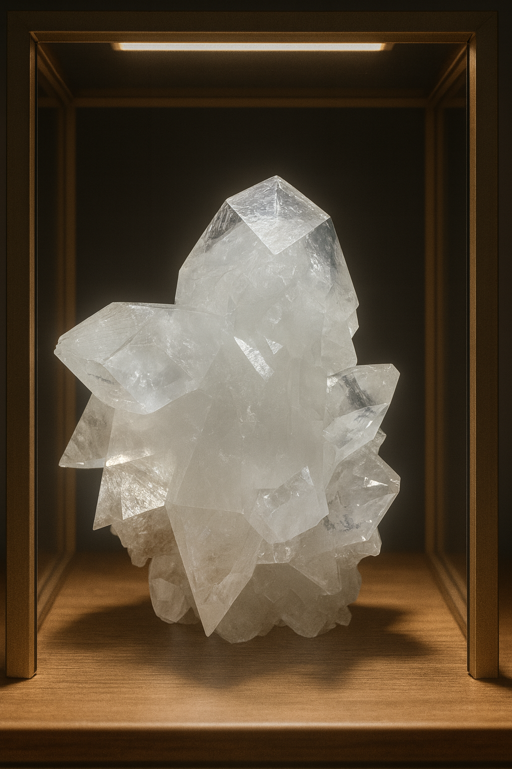 Extraklarer Diamond Apophyllite – Premium Sammlerstück 7.4 cm