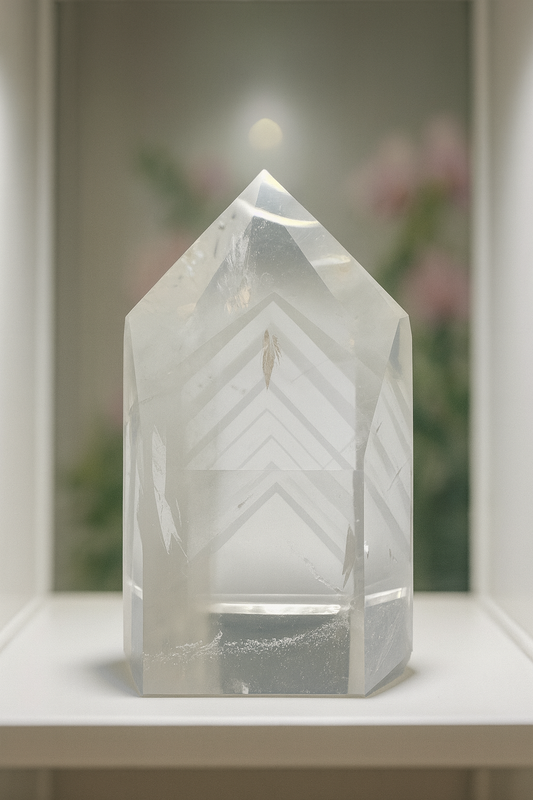 Exklusive Phantom Kristall Spitze – 7.5 cm, 175 g – seltene Perfektion aus Brasilien 💎