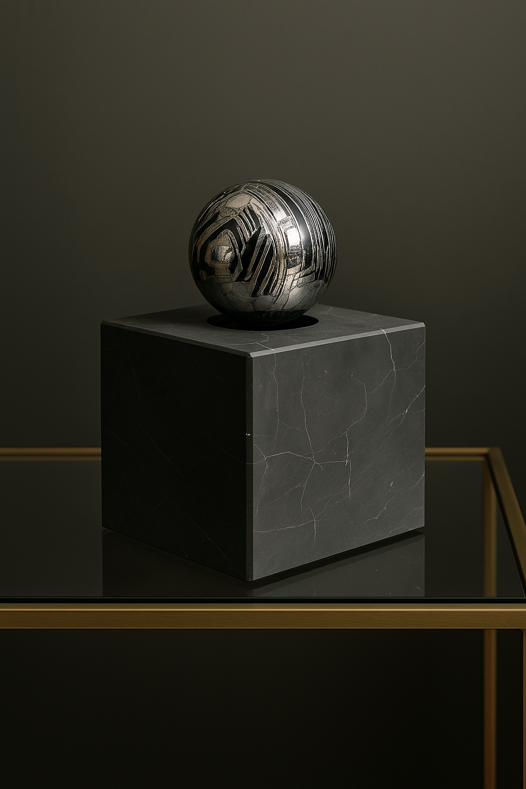 Meteoritenkugel Altai – echte Sternschnuppe aus dem All